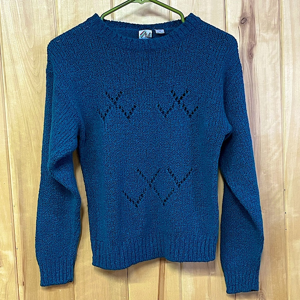 Mila large turquoise sweater